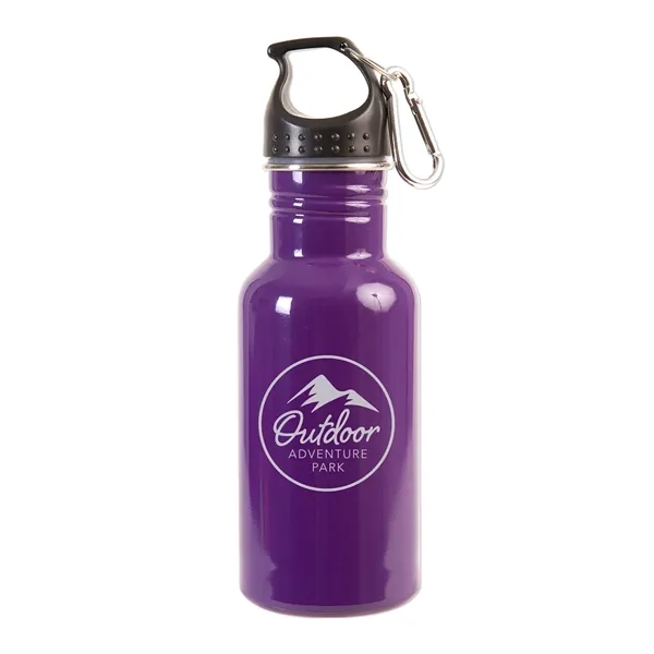 17 oz. stainless steel bottle with wide-mouth opening, leak-proof, screw-down lid... from ASI 79530 Prime Line