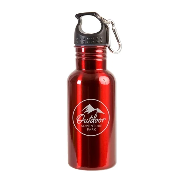 17 oz. stainless steel bottle with wide-mouth opening, leak-proof, screw-down lid... from ASI 79530 Prime Line