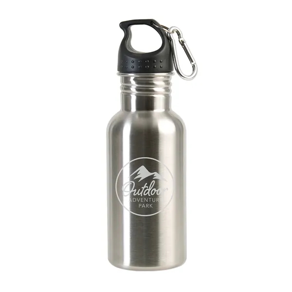 17 oz. stainless steel bottle with wide-mouth opening, leak-proof, screw-down lid... from ASI 79530 Prime Line