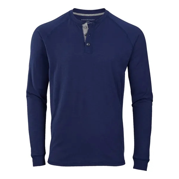 Boxercraft Henley Long Sleeve T-Shirt... from ASI 84358 S&S Activewear