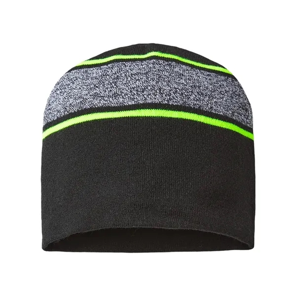 CAP AMERICA USA-Made Variegated Striped Beanie... from ASI 84358 S&S Activewear