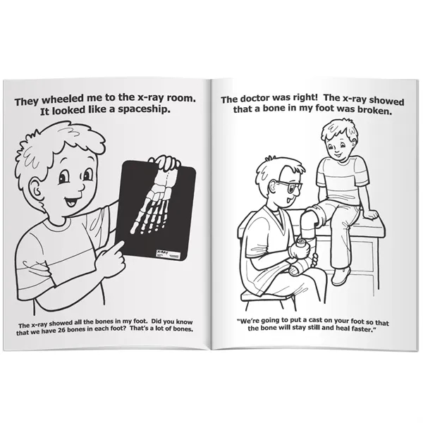 Coloring Book - My Trip to the Hospital... from ASI 54100 Fields Manufacturing Inc / Better Life Line
