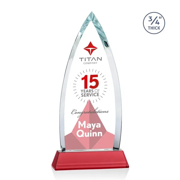 The striking Shildon Award is a 3/4" thick Starfire arrowhead with... from ASI 84592 St Regis Group / St Regis