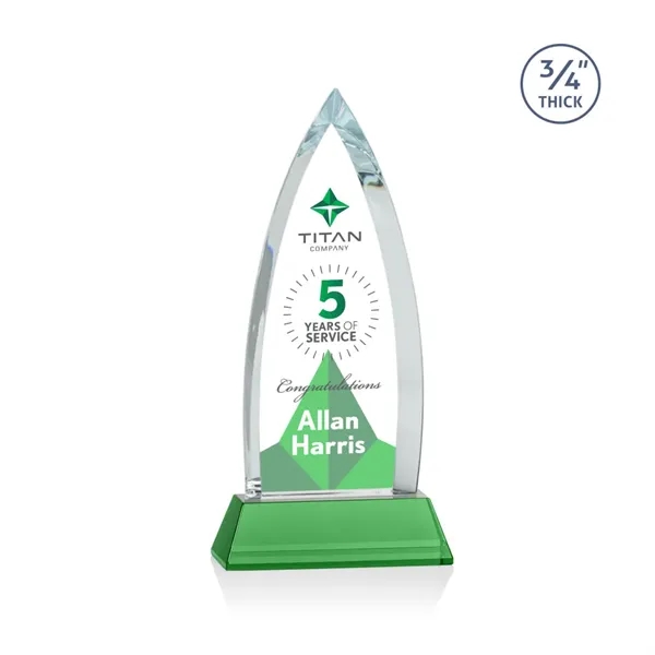 The striking Shildon Award is a 3/4" thick Starfire arrowhead with... from ASI 84592 St Regis Group / St Regis