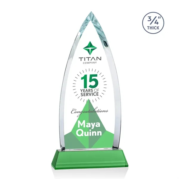 The striking Shildon Award is a 3/4" thick Starfire arrowhead with... from ASI 84592 St Regis Group / St Regis