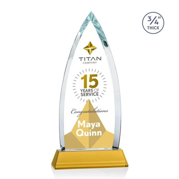 The striking Shildon Award is a 3/4" thick Starfire arrowhead with... from ASI 84592 St Regis Group / St Regis