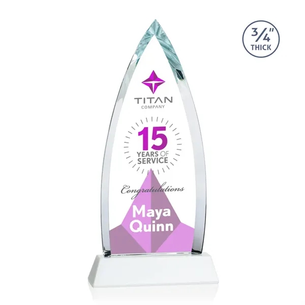 The striking Shildon Award is a 3/4" thick Starfire arrowhead with... from ASI 84592 St Regis Group / St Regis