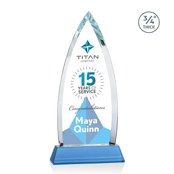 The striking Shildon Award is a 3/4" thick Starfire arrowhead with... from ASI 84592 St Regis Group / St Regis