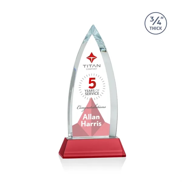 The striking Shildon Award is a 3/4" thick Starfire arrowhead with... from ASI 84592 St Regis Group / St Regis