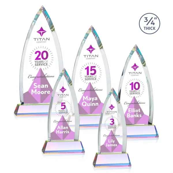 The striking Shildon Award is a 3/4" thick Starfire arrowhead with... from ASI 84592 St Regis Group / St Regis