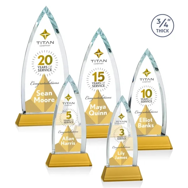 The striking Shildon Award is a 3/4" thick Starfire arrowhead with... from ASI 84592 St Regis Group / St Regis