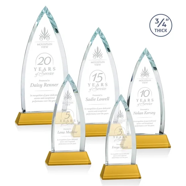 The striking Shildon Award is a 3/4" thick Starfire arrowhead with... from ASI 84592 St Regis Group / St Regis