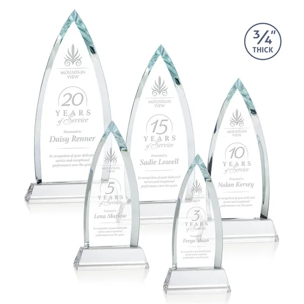 The striking Shildon Award is a 3/4" thick Starfire arrowhead with... from ASI 84592 St Regis Group / St Regis