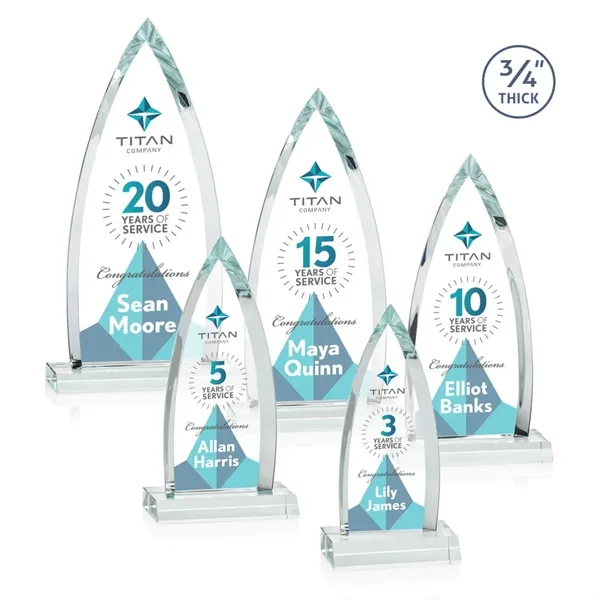 The striking Shildon Award is a 3/4" thick Starfire arrowhead with... from ASI 84592 St Regis Group / St Regis