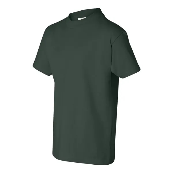 Youth short sleeve T-shirt with lay flat collar, and double-needle stitching.... from ASI 84358 S&S Activewear