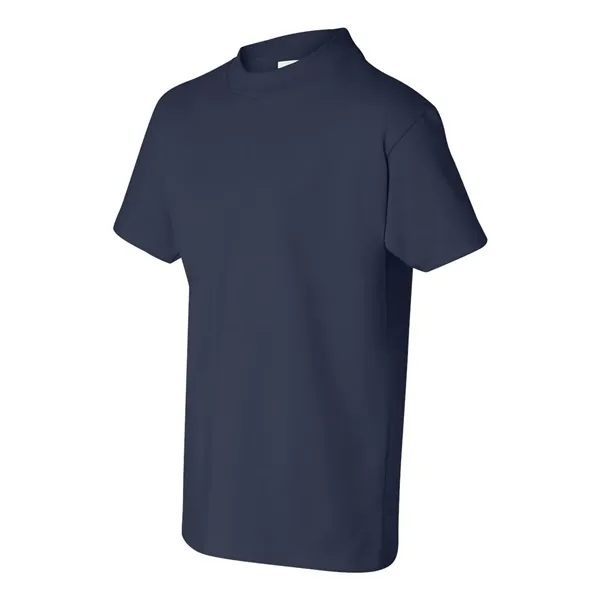 Youth short sleeve T-shirt with lay flat collar, and double-needle stitching.... from ASI 84358 S&S Activewear