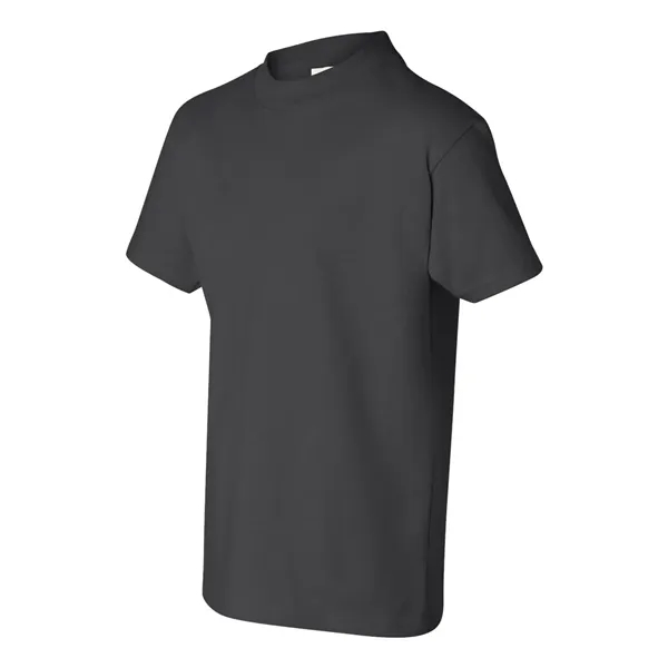 Youth short sleeve T-shirt with lay flat collar, and double-needle stitching.... from ASI 84358 S&S Activewear