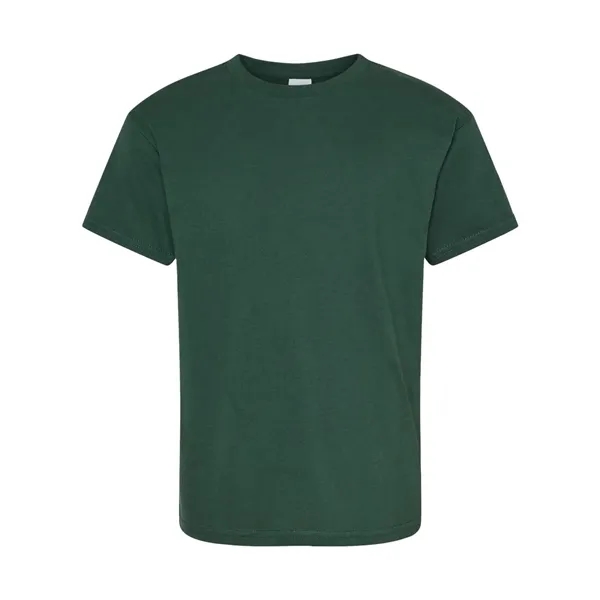 Youth short sleeve T-shirt made of 100% ComfortSoft® cotton with a... from ASI 84358 S&S Activewear