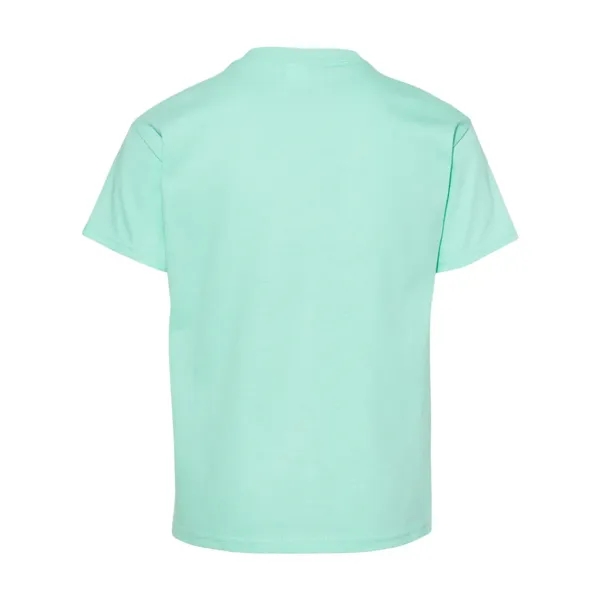 Youth short sleeve T-shirt made of 100% ComfortSoft® cotton with a... from ASI 84358 S&S Activewear