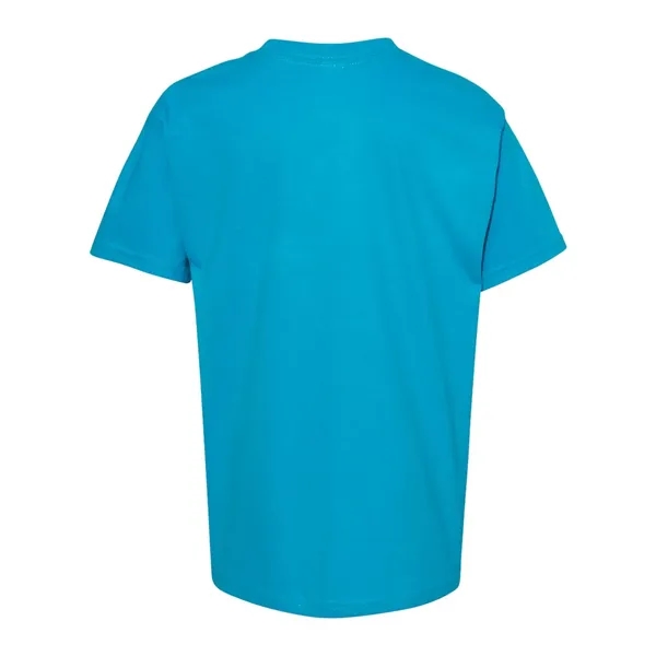 Youth short sleeve T-shirt made of 100% ComfortSoft® cotton with a... from ASI 84358 S&S Activewear