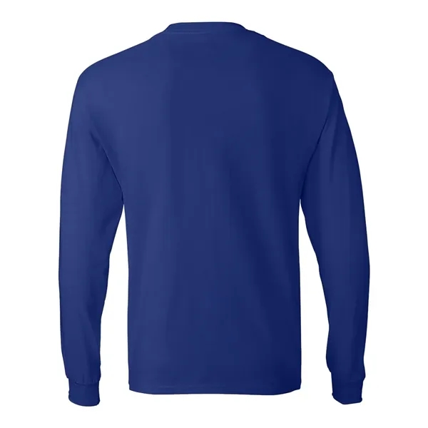 Long sleeve T-shirt made of cotton with double-needle sleeves and bottom... from ASI 84358 S&S Activewear