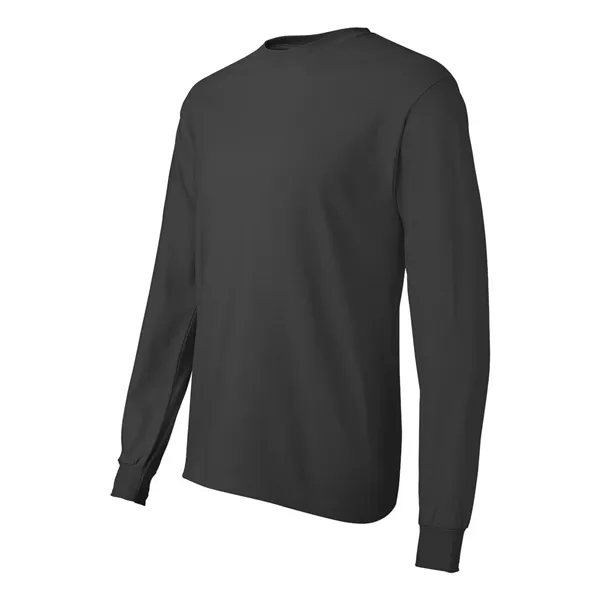Long sleeve T-shirt made of cotton with double-needle sleeves and bottom... from ASI 84358 S&S Activewear