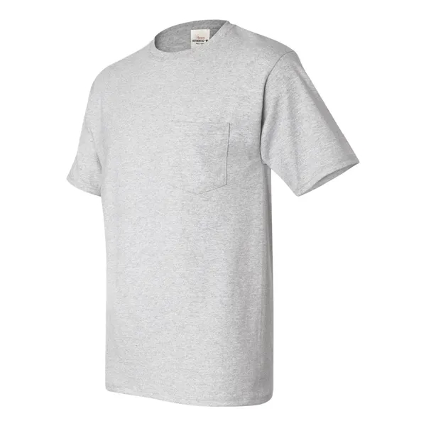 100% ComfortSoft® cotton T-shirt with a pocket, tag-free neck label, and... from ASI 84358 S&S Activewear