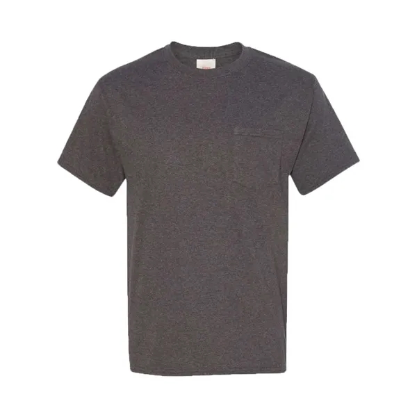 100% ComfortSoft® cotton T-shirt with a pocket, tag-free neck label, and... from ASI 84358 S&S Activewear