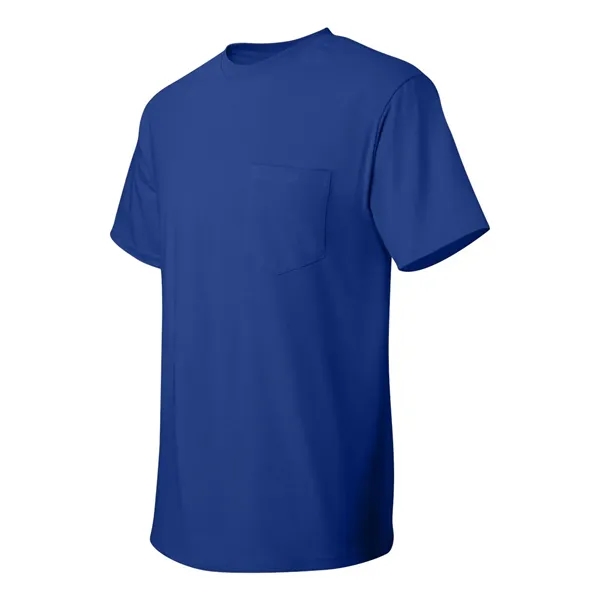 100% ComfortSoft® cotton T-shirt with a pocket, tag-free neck label, and... from ASI 84358 S&S Activewear