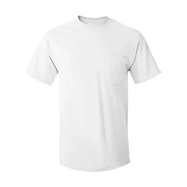 100% ComfortSoft® cotton T-shirt with a pocket, tag-free neck label, and... from ASI 84358 S&S Activewear