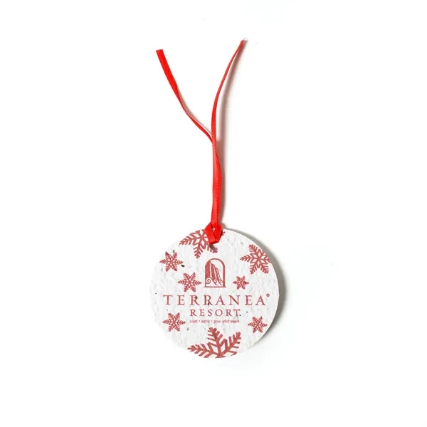 Printed seed paper ornament... from ASI 40646 Bloomin Promotions