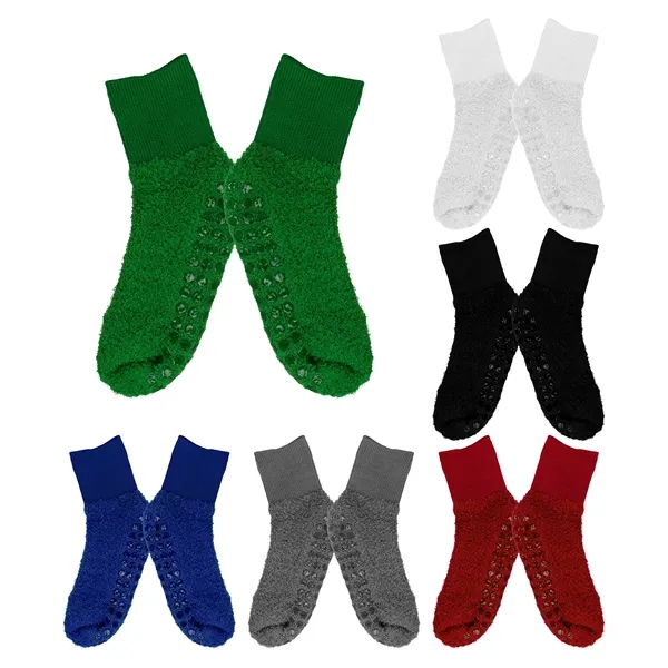 Fuzzy Anti-Slip Socks... from ASI 30208 A P Specialties / AP Specialties