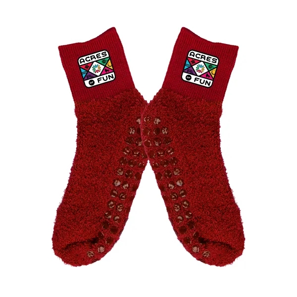 Fuzzy Anti-Slip Socks... from ASI 30208 A P Specialties / AP Specialties