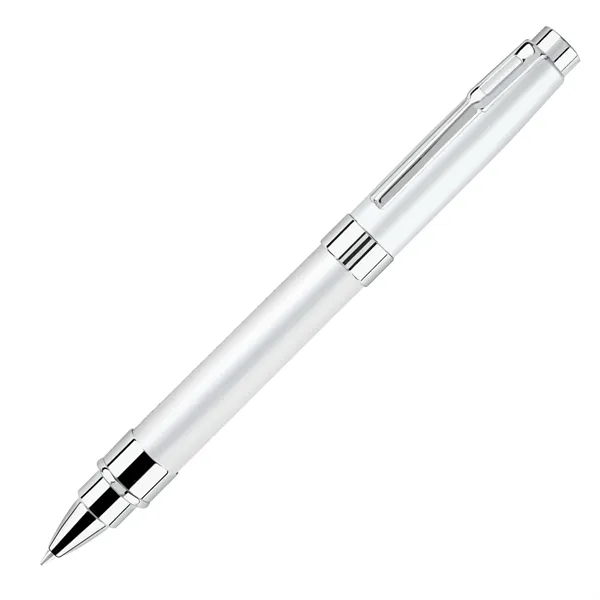 Twist-action ballpoint pen made of heavy brass with chrome plated features... from ASI 68190 Lungsal / Lungsal