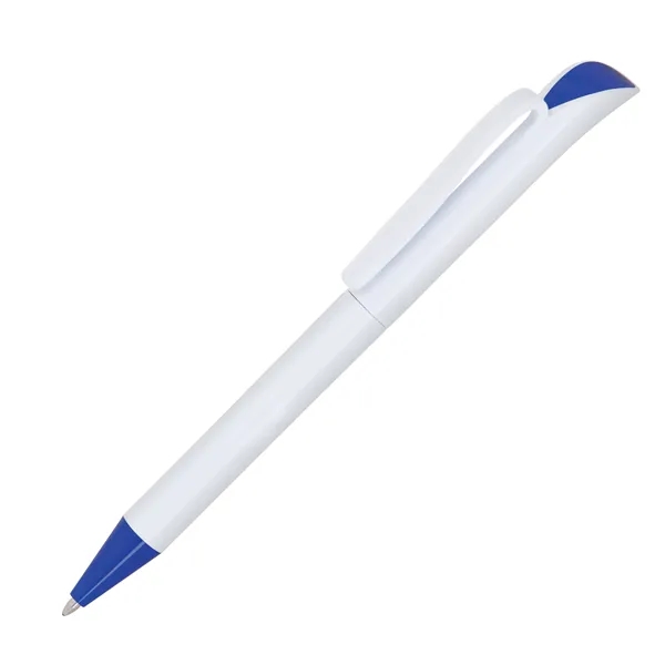 Plastic twist action ballpoint pen with colored tip.... from ASI 68190 Lungsal / Lungsal