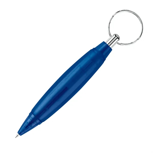 Translucent click action ballpoint pen with split ring.... from ASI 68190 Lungsal / Lungsal