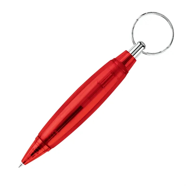 Translucent click action ballpoint pen with split ring.... from ASI 68190 Lungsal / Lungsal