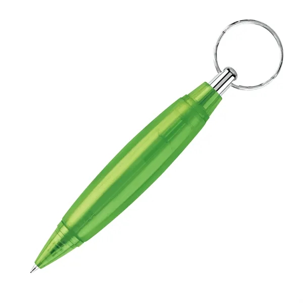 Translucent click action ballpoint pen with split ring.... from ASI 68190 Lungsal / Lungsal