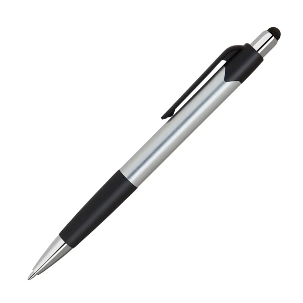 Click action plastic stylus pen in cool metallic colors. Works on... from ASI 68190 Lungsal / Lungsal