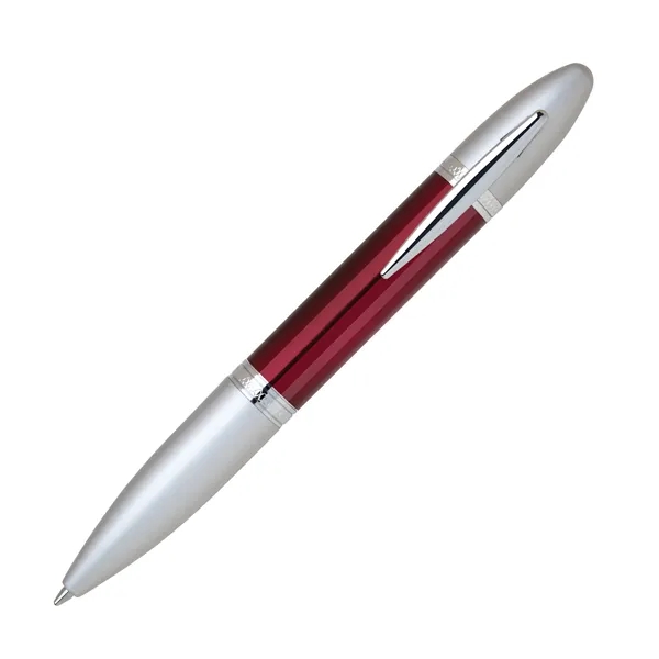 Stainless steel twist-action pen available in several translucent colors.... from ASI 68190 Lungsal / Lungsal