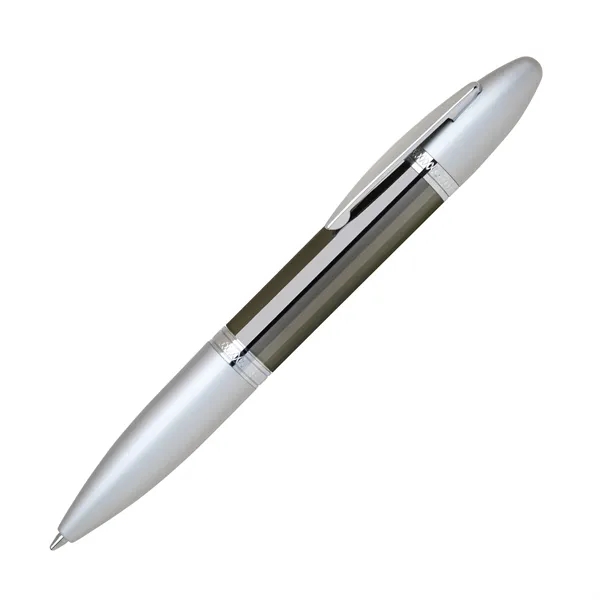 Stainless steel twist-action pen available in several translucent colors.... from ASI 68190 Lungsal / Lungsal