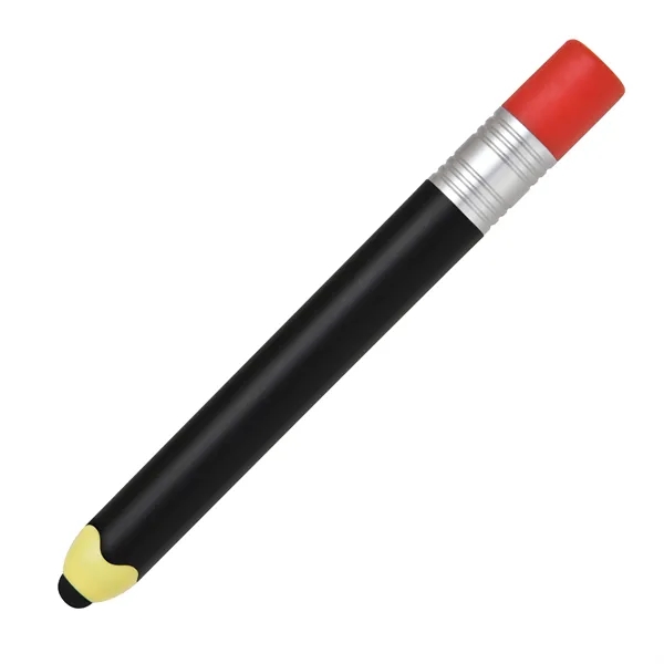 4.5" long twist plastic pen with bold color crayon shaped body... from ASI 68190 Lungsal / Lungsal