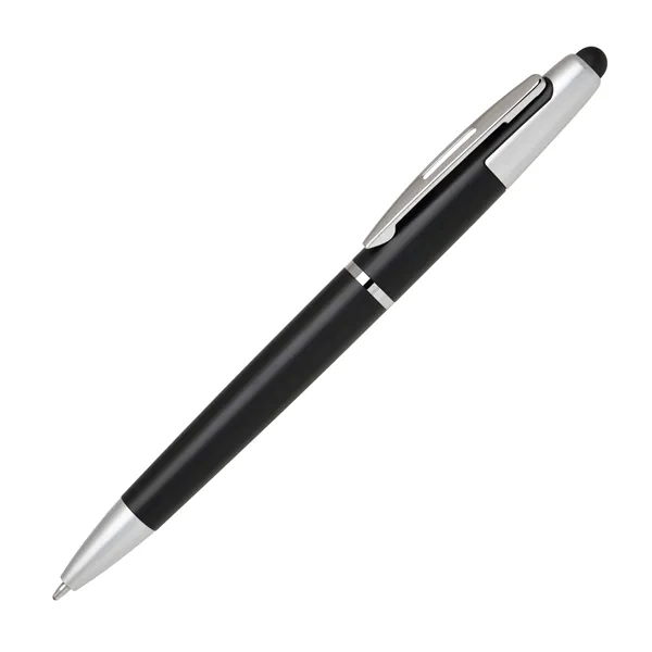 Dual function design pen with capacitive soft-touch stylus tip. Features cool... from ASI 68190 Lungsal / Lungsal