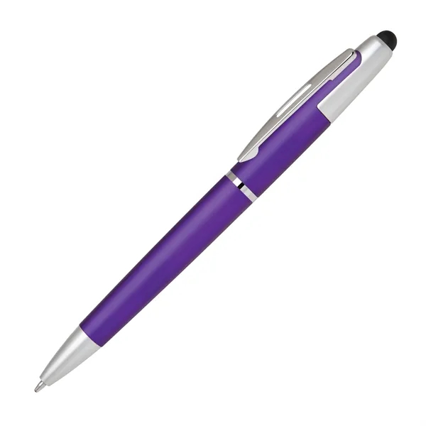 Dual function design pen with capacitive soft-touch stylus tip. Features cool... from ASI 68190 Lungsal / Lungsal