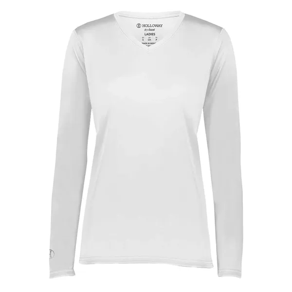 Holloway Women's Momentum Long Sleeve V-Neck T-Shirt... from ASI 84358 S&S Activewear