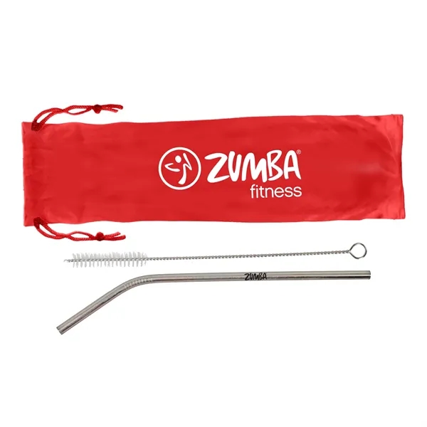 This metal straw kit includes a bent reusable straw that is... from ASI 52710 Lincoln Line