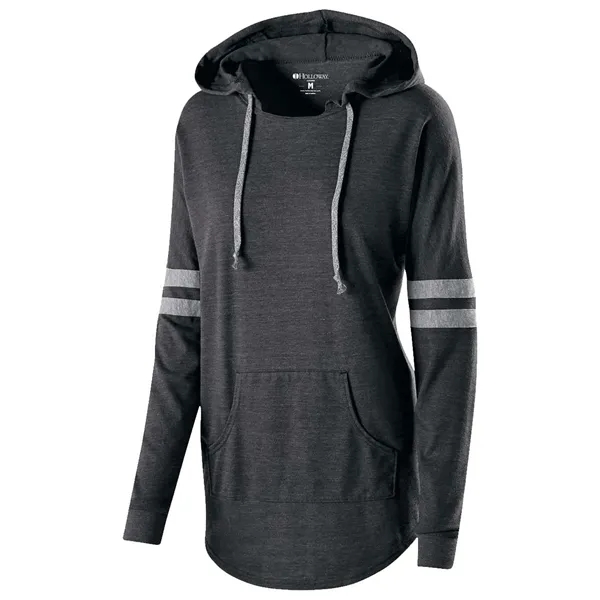 Holloway Women's Triblend Hooded Long Sleeve T-Shirt... from ASI 84358 S&S Activewear