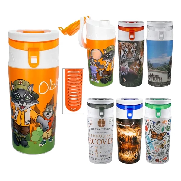 FULL COLOR INFUSER BOTTLE... from ASI 30208 A P Specialties / AP Specialties