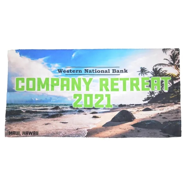 Sublimated beach towel... from ASI 73520 Neet Feet / Kanata Towels