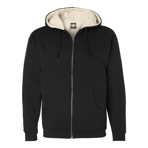 Sherpa lined full-zip, 14 oz., 80% cotton / 20% polyester hooded... from ASI 84358 S&S Activewear